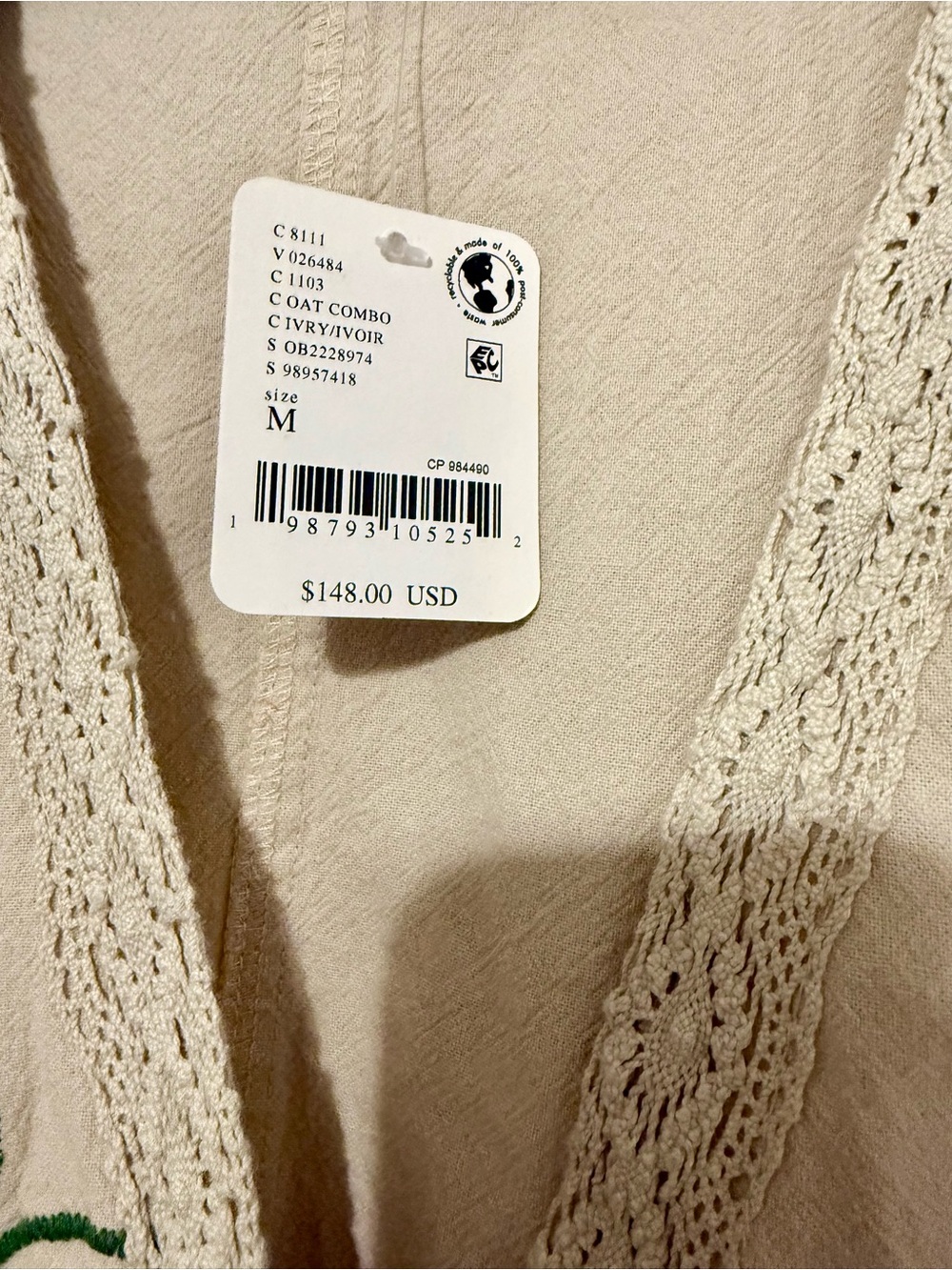 Free People Embroidered Top - Picture 3 of 4